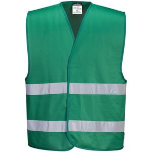 Portwest Warnweste Iona Weste F474, flaschengrün, Erwachsenenweste, DIN EN 17353, Größe L/XL