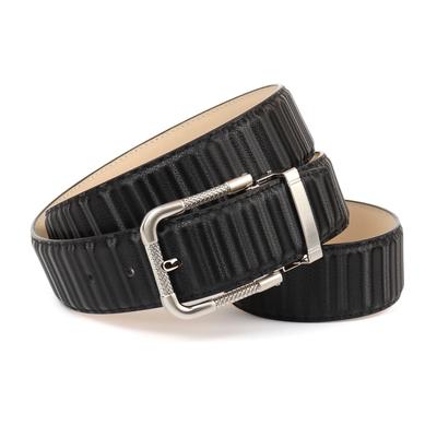 Ledergürtel ANTHONI CROWN, Damen, Gr. 85, schwarz, Rindsleder, Gürtel Ledergürtel