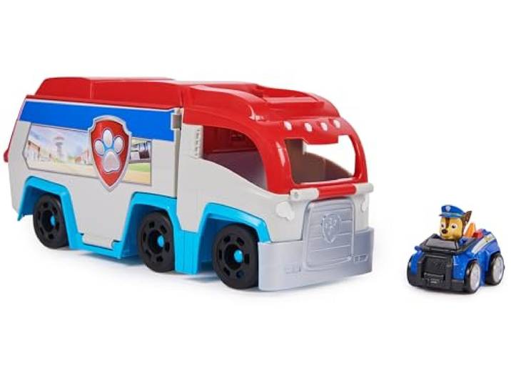 PAW Patrol - Pup Squad Patroller-teamvoertuig - Speelgoedauto met Chase-speelfiguur