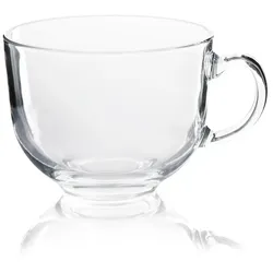 Excelsa Set Von 3 Jumbo Tasse Limpido Glas 70 Cl Transparent