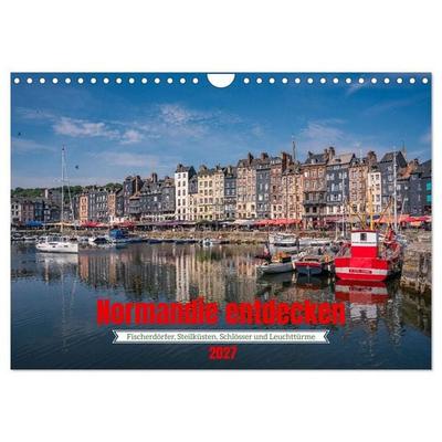Normandie entdecken (Wandkalender 2027 DIN A4 quer), CALVENDO Monatskalender