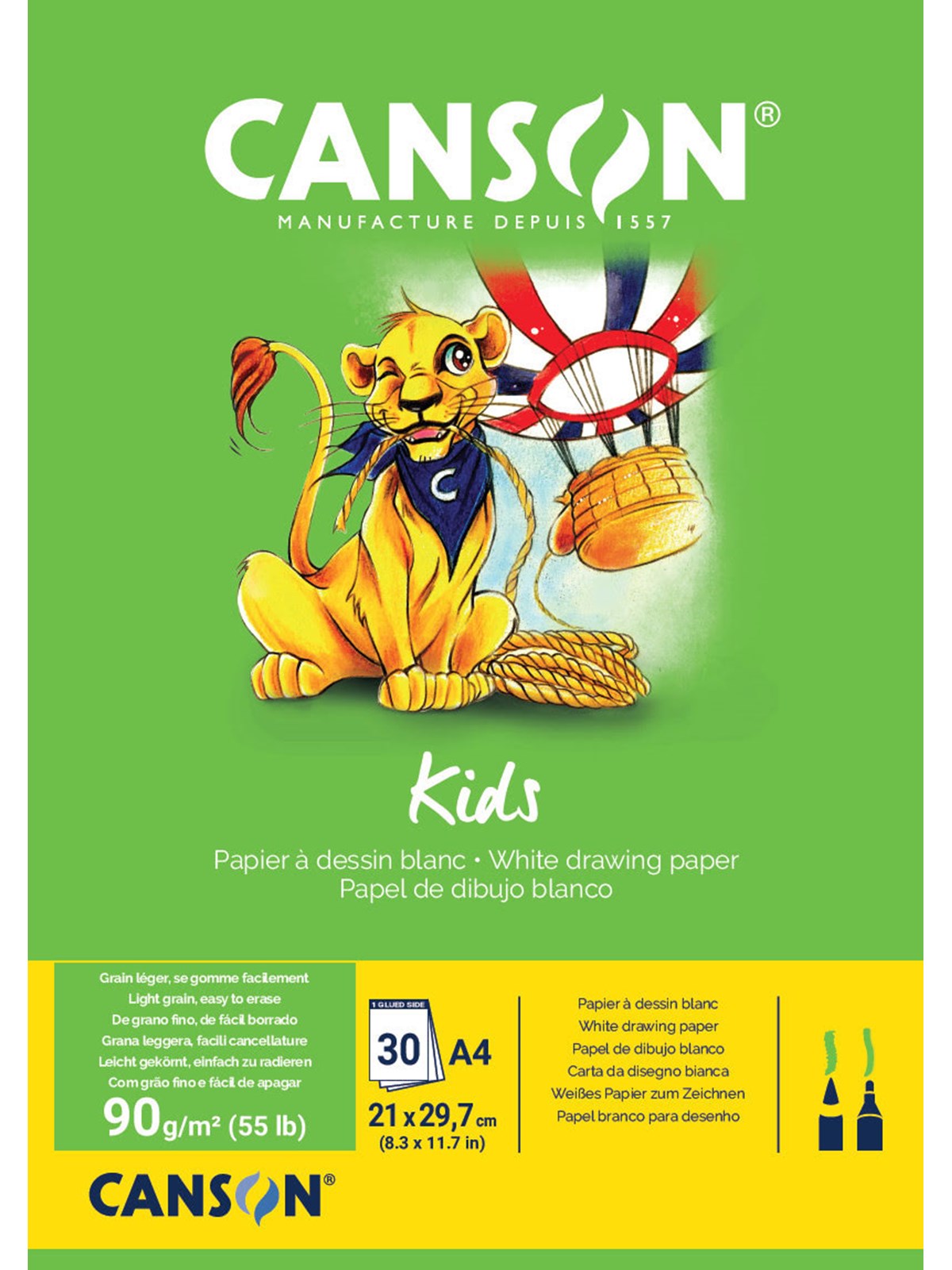 Canson Kids Drawing A4 90G Pad 30 SH