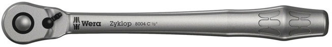 WERA Cliquet de précision “Zyklop Metal”, réversible, 1/2″ avec éjecteur (05004064001)