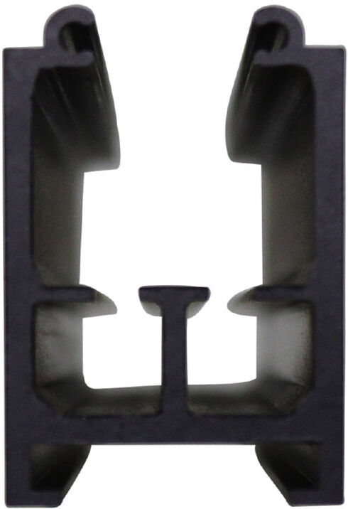 Riggatec Vorhangschiene Basic Schwarz 5m