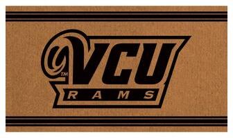 Evergreen Virginia Commonwealth University Monochrome Indoor/Outdoor Coir Door Mat