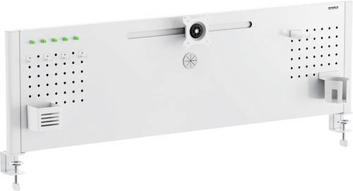 SpeaKa Professional SP-B25-02 Monitor + Organizer Board Monitor-Tischhalterung 1 Display(s) Weiß (matt) Starr
