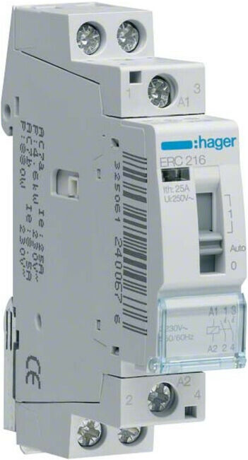 Hager Relais d’installation 16A 2S 230V ERC216 (ERC216)