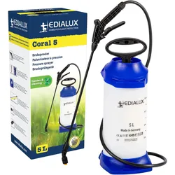 Edialux, Sprühflasche, Druckspr?her Coral, 5L (5 l)