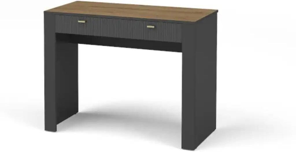 Höffner Schreibtisch   ¦ schwarz ¦ Maße (cm): B: 102 H: 79