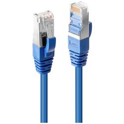 LINDY 45641 RJ45 Patchkabel CAT 6 S/STP 0.50 m Blau Geschirmt 1 St.