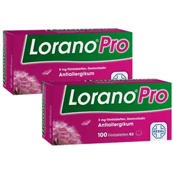 Lorano®Pro Antiallergikum Doppelpack 2X100 St