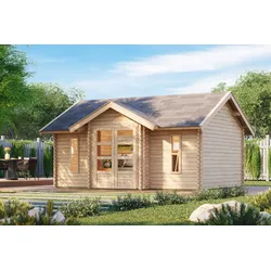 Karibu Gartenhaus Nordland mit Friesengiebel - 38 mm