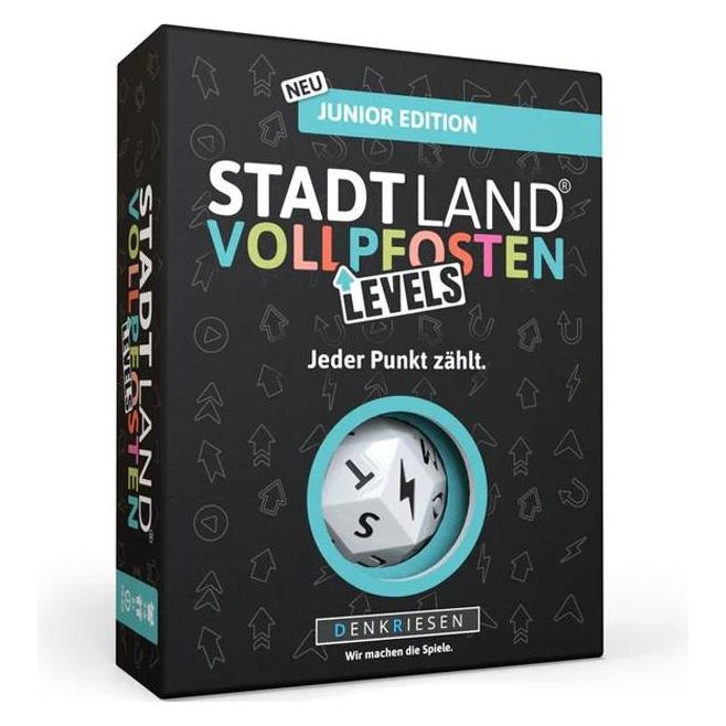 Denkriesen Stadt Land Vollpfosten - Levels Junior Edition (d) (Deutsch, 2 - 6 Spieler) (102206)