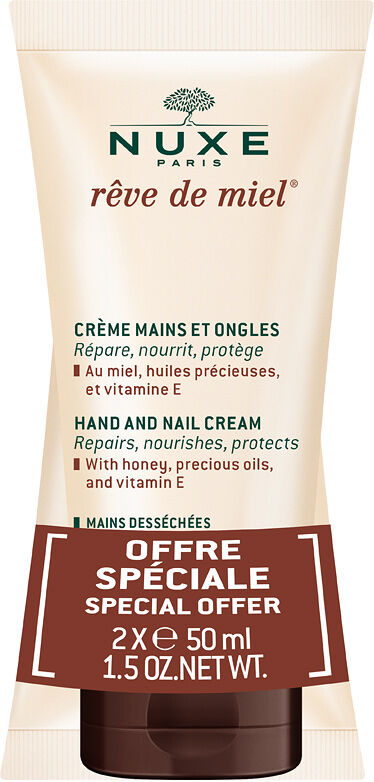 Nuxe Rêve De Miel Crema De Manos Y Uñas lote 2 x 50 ml