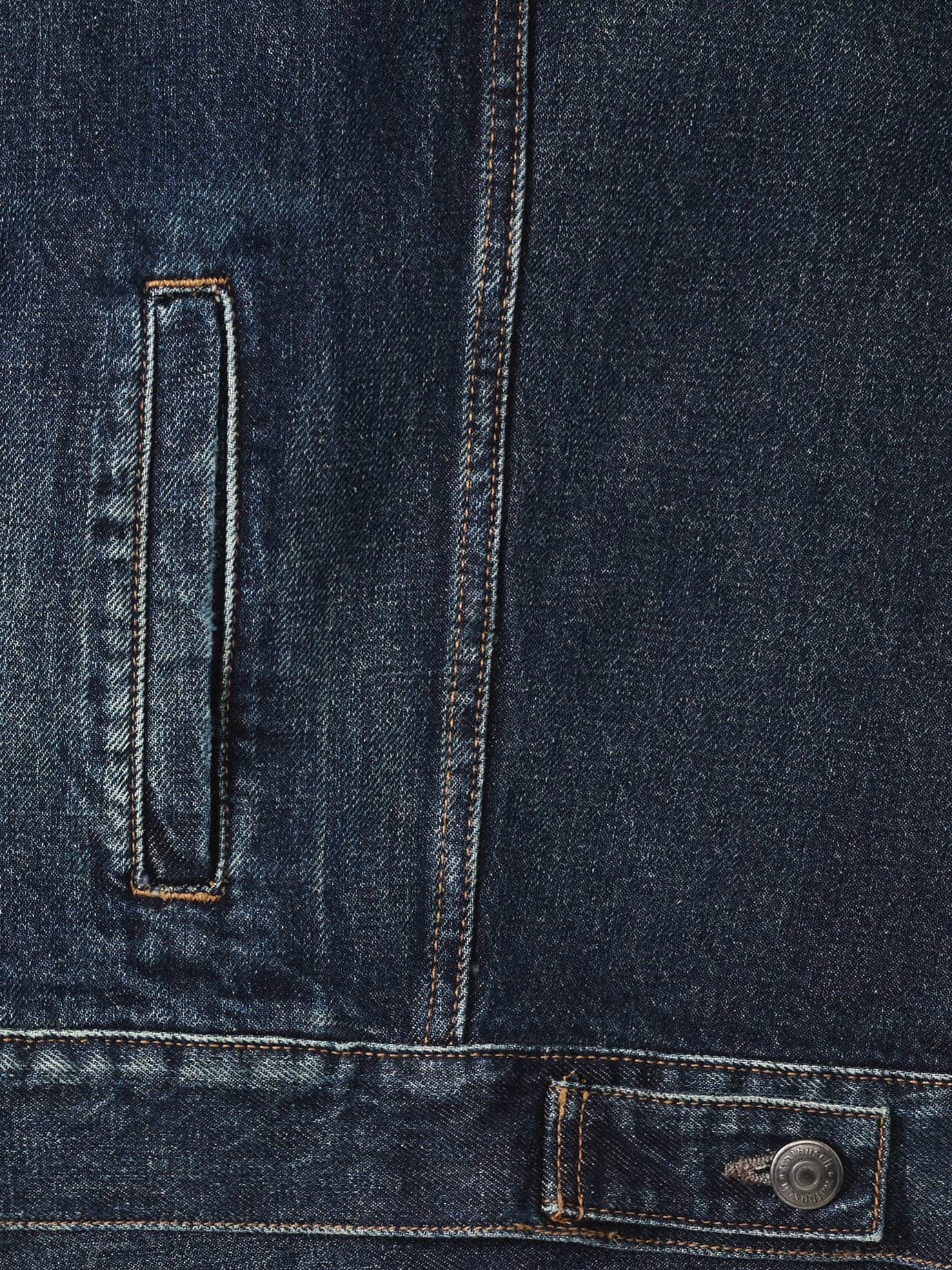 Walbusch Jeansjacke, #normale Größen#untersetzte Größen, Farbe Blau, 48, weiche Baumwolle markante Waschung Herren