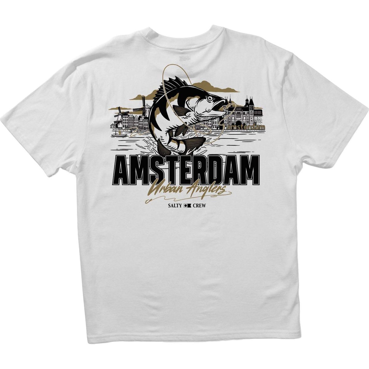 Salty Crew Amsterdam Urban Angler SS Tee white (WHT) XL 25035097E-WHT-XL