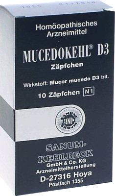 SANUM-KEHLBECK GmbH & Co. KG MUCEDOKEHL D 3 Zäpfchen 10 St 03685665
