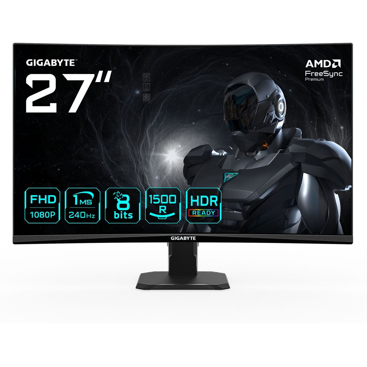 27" (68,58cm) Gigabyte GS27FC2 schwarz 1920x1080 1xDisplayPort 1.4 / 2xHDMI 2.0