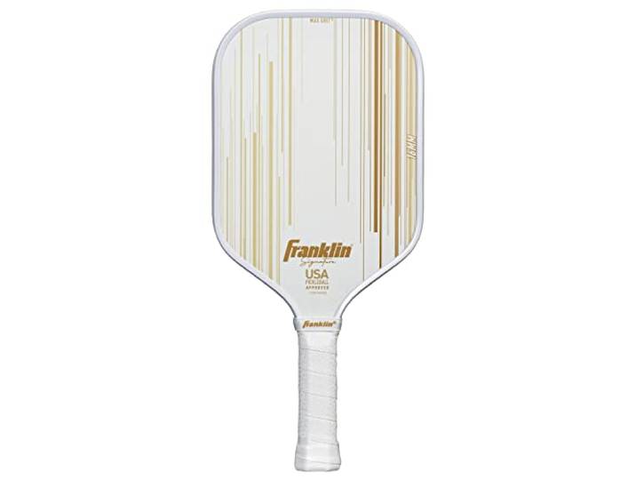 Franklin Sports Pro Pickleball Paddles - Signature Series Pro Pickleball Paddle met MaxGrit Oppervlak - USA Pickleball (USAPA) Goedgekeurd Toernooi Pickleball Paddle - 16 mm Polypropyleen Core - Goud