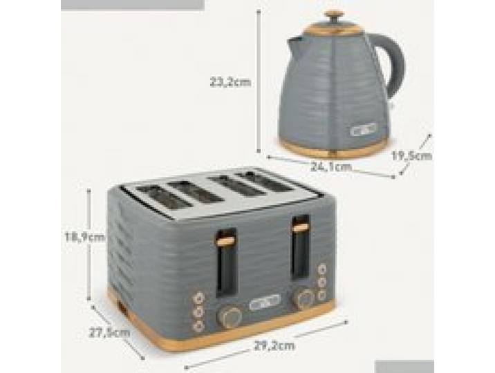 Utilisation simple : set petit-déjeuner avec bouilloire 1 7 L et grille-pain 4 tranches 7 niveaux décongélation