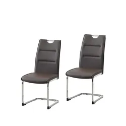 HTI-Line, Stühle, Schwingstuhl 2er Set PU (2x)