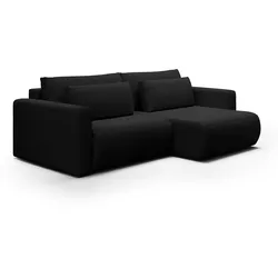 ECKSOFA Evy 3 Sitzplätze Schwarz