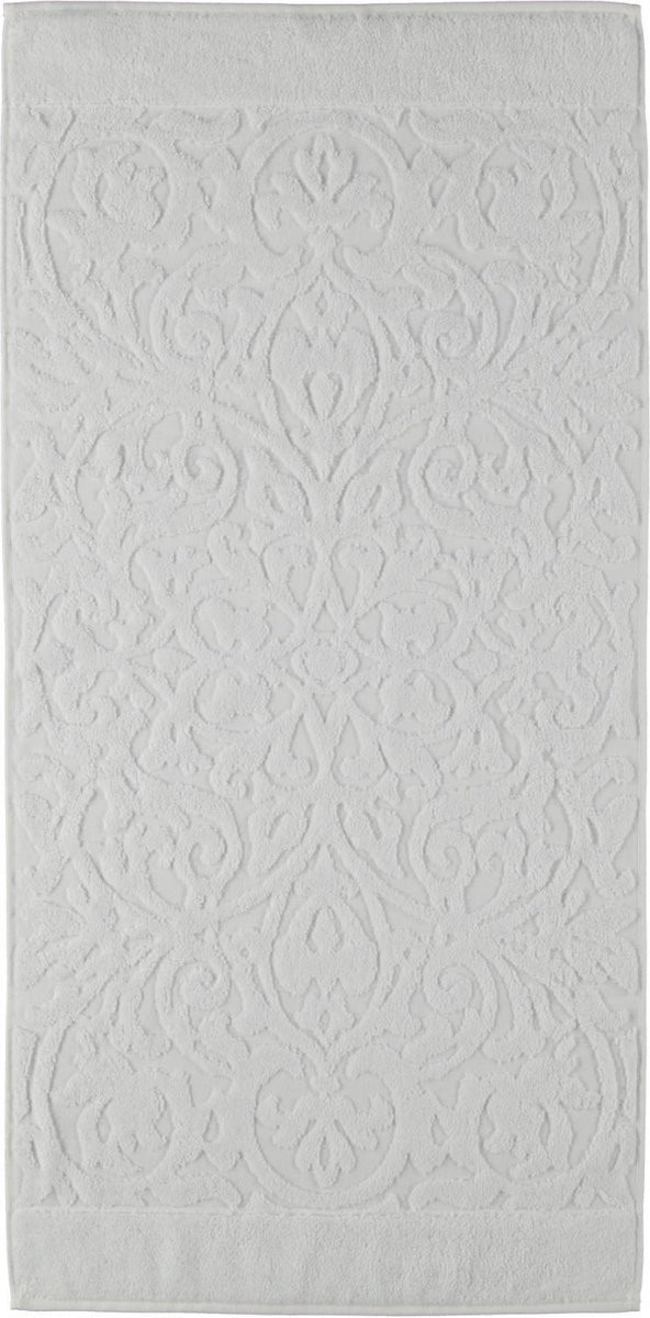 Cawo Ambiente Ornament Handdoek - Wit - 50 x 100 cm