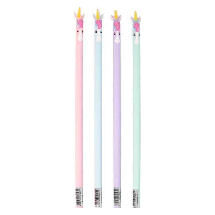 Stylex Bleistift HB Einhorn 4fach sortiert (HB, 1x) (42184)