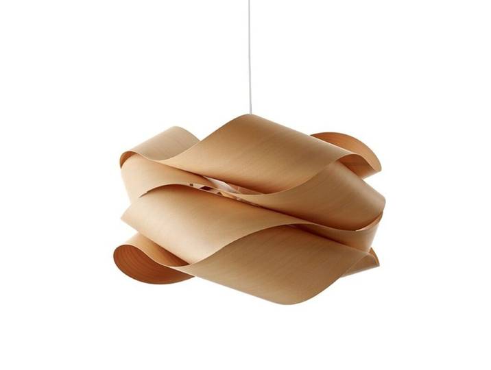 LZF Pendelleuchte Link - Natural Beech (natürliche Buche) , Wei
