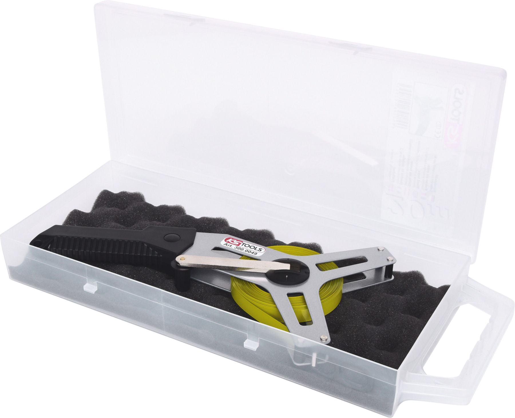 KS Tools Rahmenbandmaß mit gelbem Stahlband, 20m (300.0049)