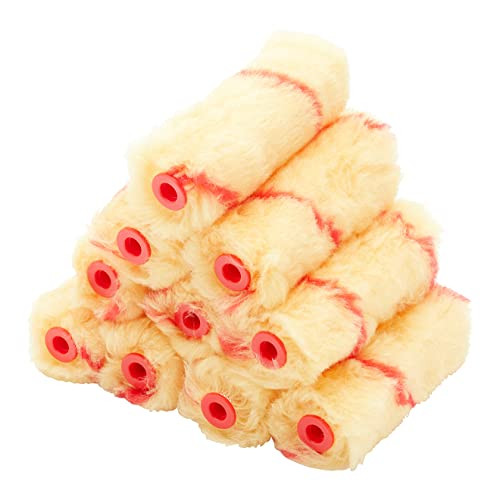 ProDec 10x Mini Verfrollers 100mm Lange Pluche voor Glad Resultaat