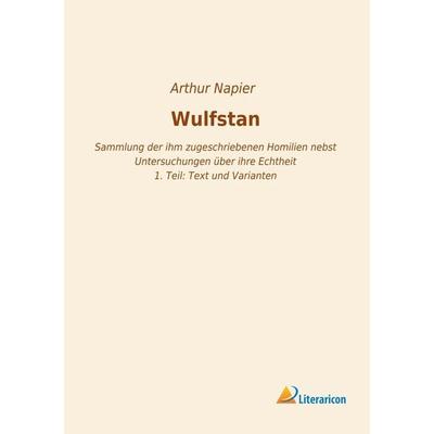 Wulfstan, Taschenbuch von , Literaricon, 978-3-96506-457-7