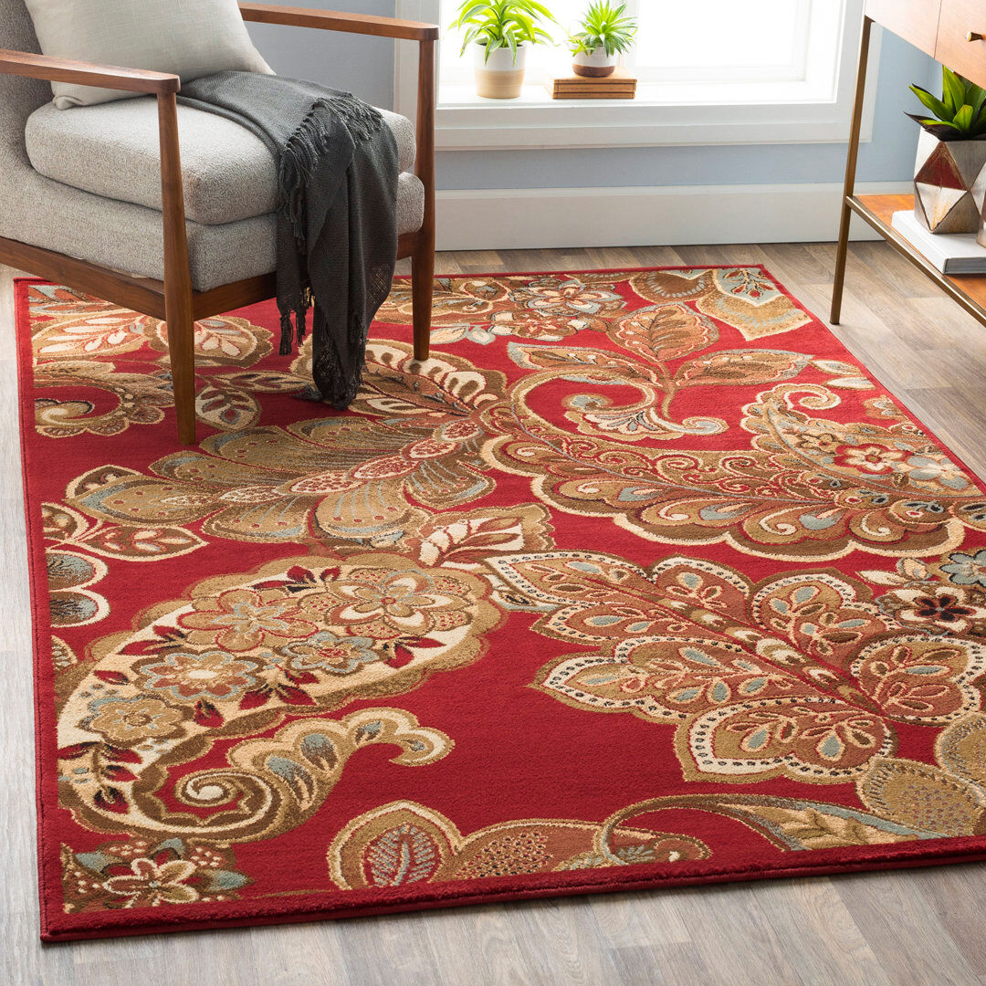 Three Posts Blackmoor Geometric and Oriental Area Rug Brown Rectangle 200 x 289cm