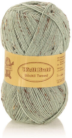 Woll Butt Söckli Tweed – Sockengarn, eukalyptus