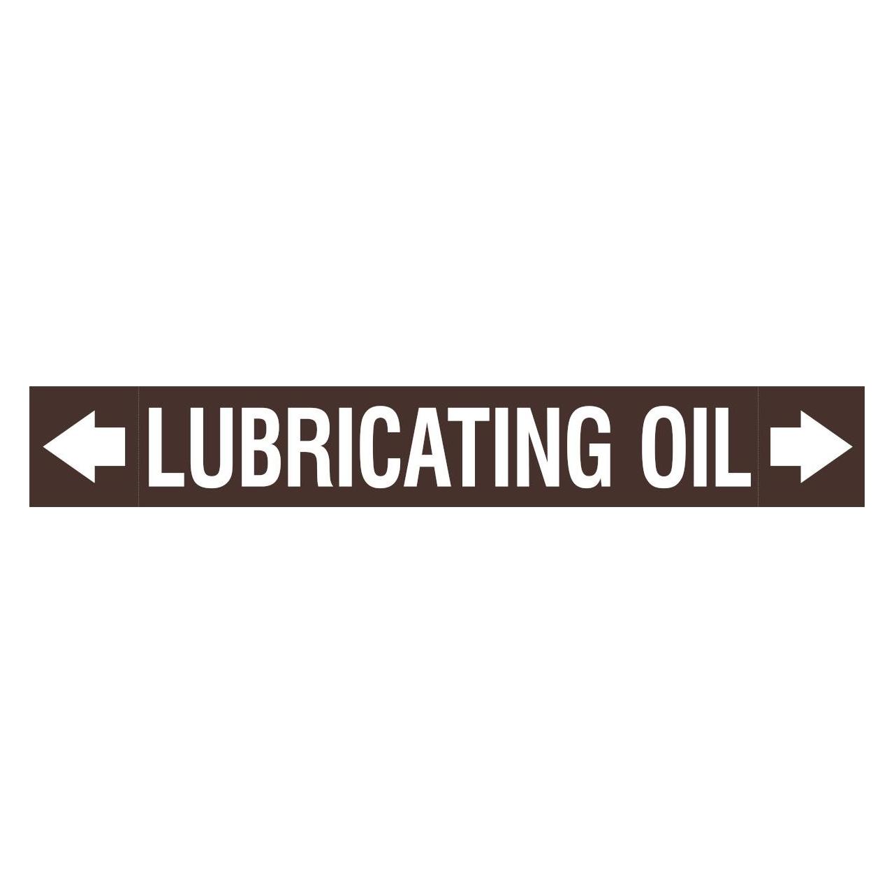 Brady ASME - Rohrmarkierer - Lubricating Oil (313217)