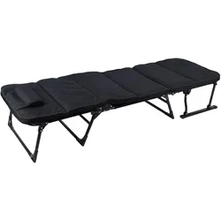 Mojawo, Liegestuhl, 2 in 1 Gartenliege Sanitätsliege Gästebett und Relaxsessel mit Polster (181 cm)