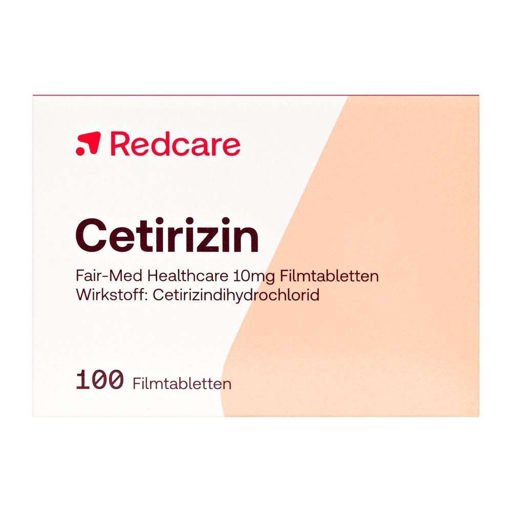 Cetirizin Fair MED 10Mg Redcare 100 St Filmtabletten