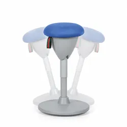 Orthopädischer Bürohocker RAMON, blau