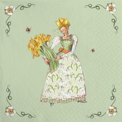 Serviette Wiesenpoesie, 25x25cm