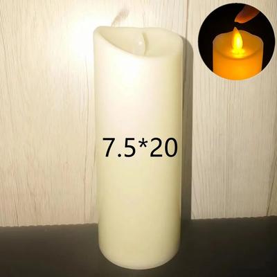 Inspired Living HZZKZZ Flameless LED Candle Swing Flickering Battery Operated Candle For Wedding And Home Decor 7.5cm 20cm
