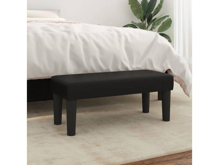 vidaXL Sitzbank Schwarz 70x30x30 cm Kunstleder
