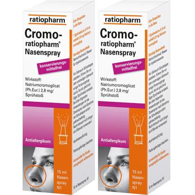 Cromo Ratiopharm Kons Frei Doppelpack 2x15 ml Nasendosierspray