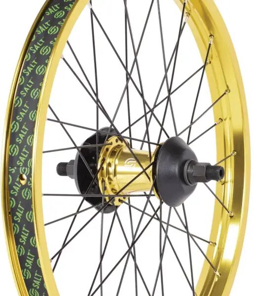 BMX Hinterrad Salt Everest 20" Freecoaster (Gold - Right hand drive)