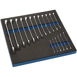 Werkzeugmodul 18-tlg.2/3-Modul Schlüsswelweiten 6-24mm TECWERK