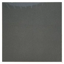 Klemos KL-20071 Klemmbaustein Grundplatte Groß 50x50 Dunkelgrau (40cmx40cm)