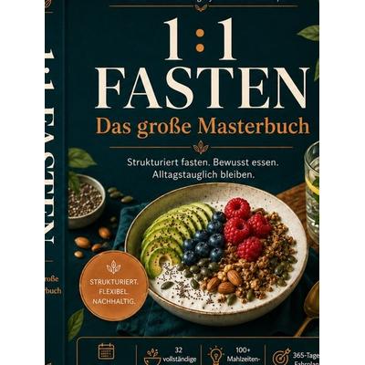 1:1 FASTEN Das große Masterbuch, Gebundene Ausgabe von Rene Kunze, Bookmundo, 978-94-039-3350-4