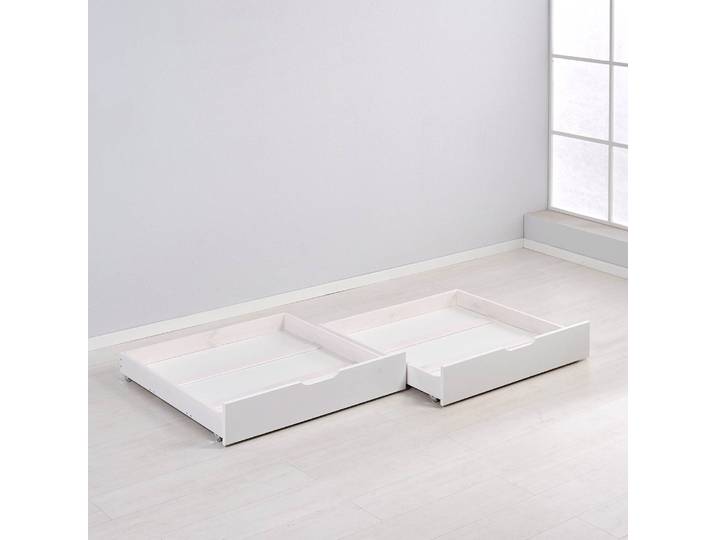Tiroirs pour lits superposés Jelle 189 x 19 x 20cm Blanc/Blanc
