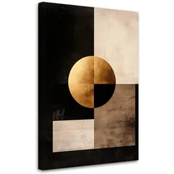 LEINWANDBILD Kreis Abstraktion Glamour 70x100cm