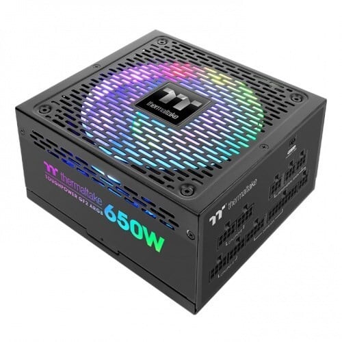 Thermaltake GF2 Voeding, 650W, 24-pins ATX, zwart