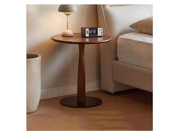 YCCHAH Sofatisch Massivholz-Beistelltisch, Kleiner runder Tisch, Wohnzimmer, Sofa, Beistelltisch, kleine Wohnung, Getränketisch Wohnzimmer-Beistelltisch